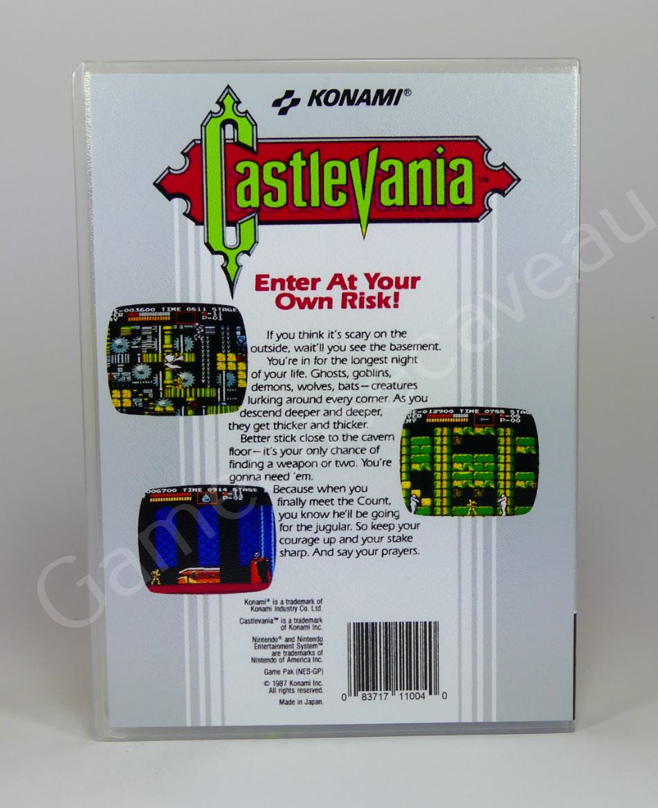 Castlevania - NES Replacement Case
