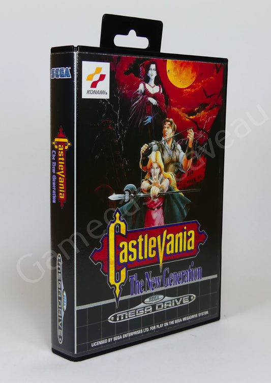 Castlevania The New Generation - SMD Replacement Case