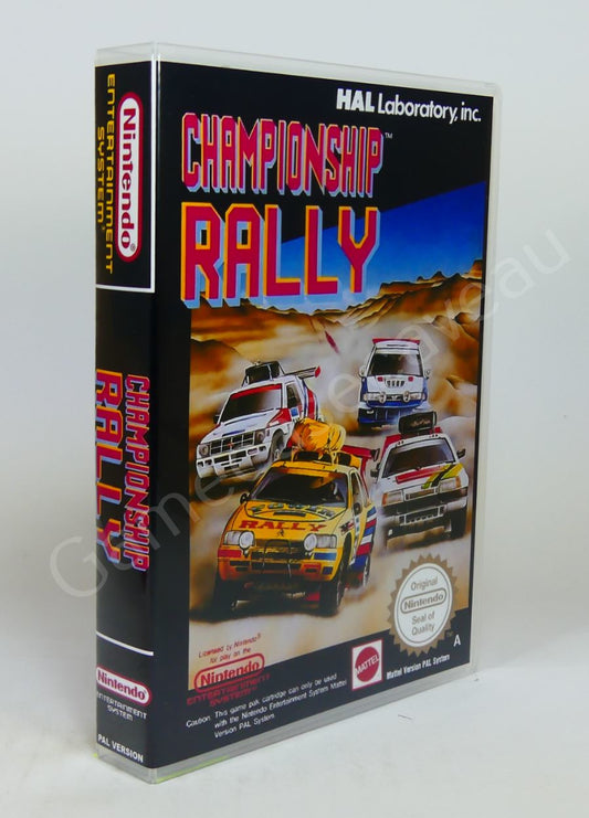 Championship Rally - NES Replacement Case