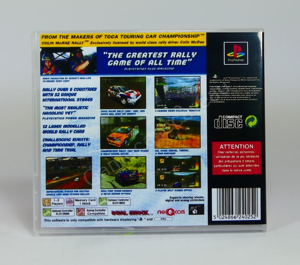 Colin McRae Rally - PS1 Replacement Case