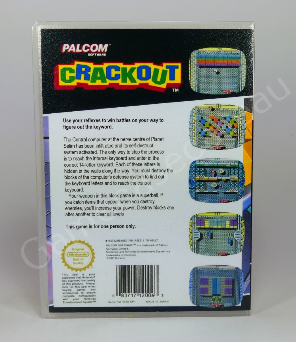Crackout - NES Replacement Case