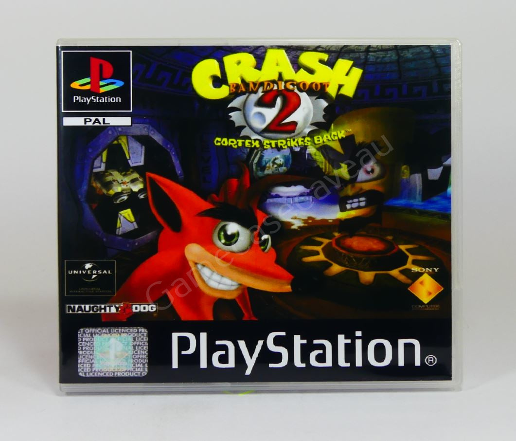 Crash Bandicoot 2 - PS1 Replacement Case