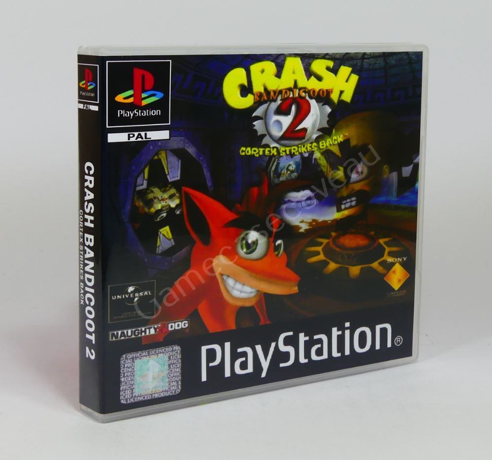Crash Bandicoot 2 - PS1 Replacement Case