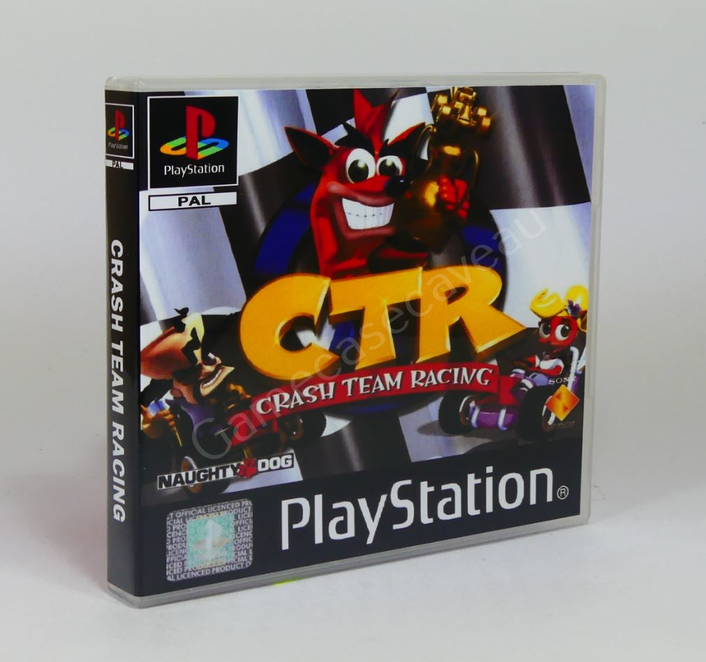 Crash Team Racing - PS1 Replacement Case – GameCaseCaveAU