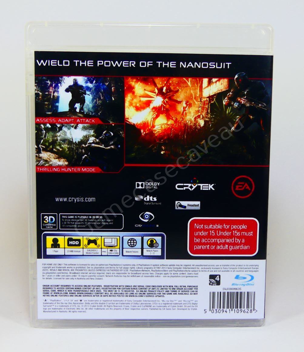 Crysis 3 - PS3 Replacement Case