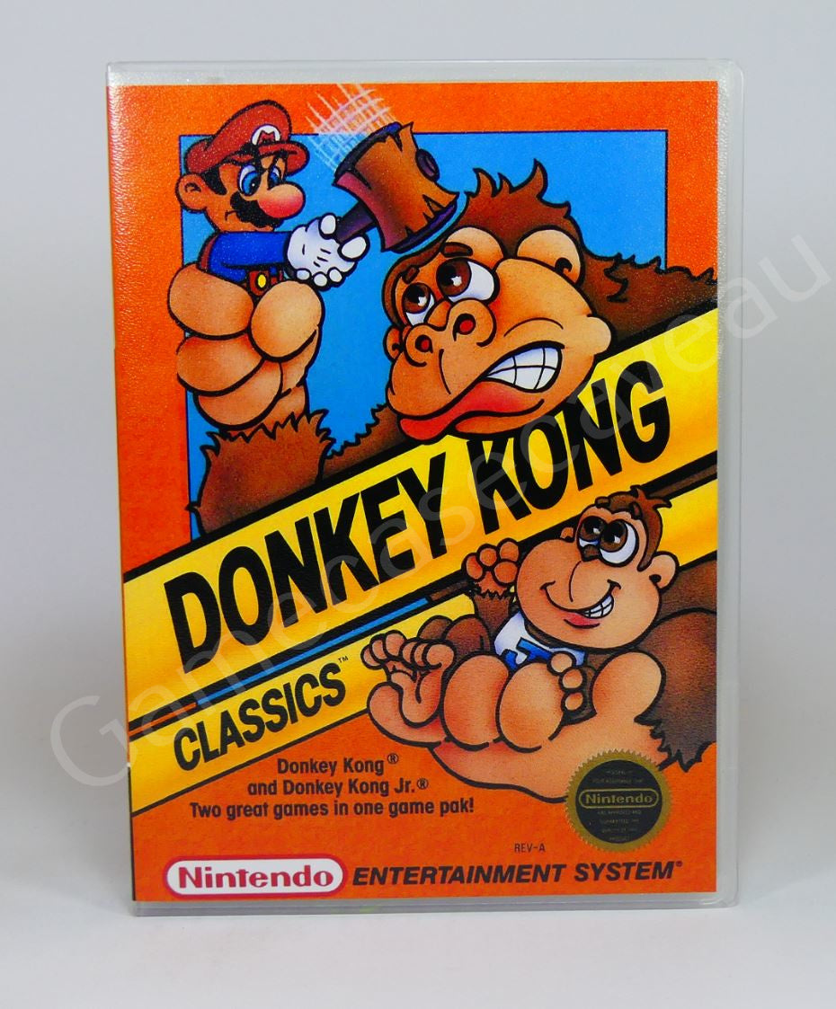 Donkey Kong Orange Classic - NES Replacement Case