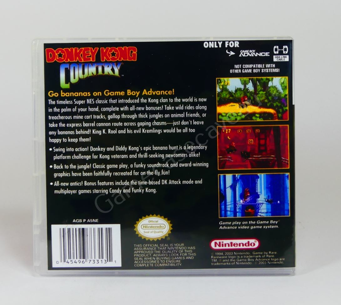 Donkey Kong Country - GBA Replacement Case