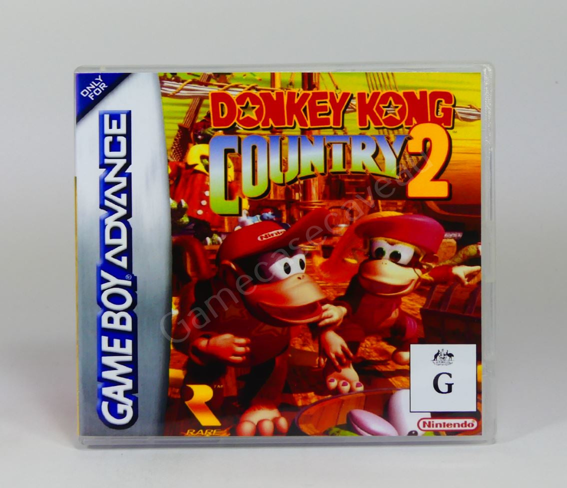 Donkey Kong Country 2 - GBA Replacement Case