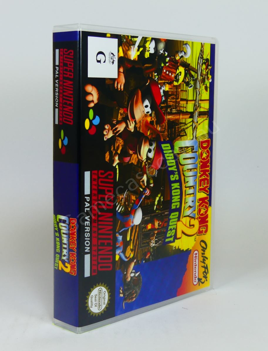 Donkey Kong Country 2 - SNES Replacement Case