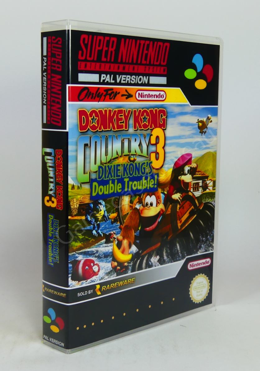 Donkey Kong Country 3 - SNES Replacement Case