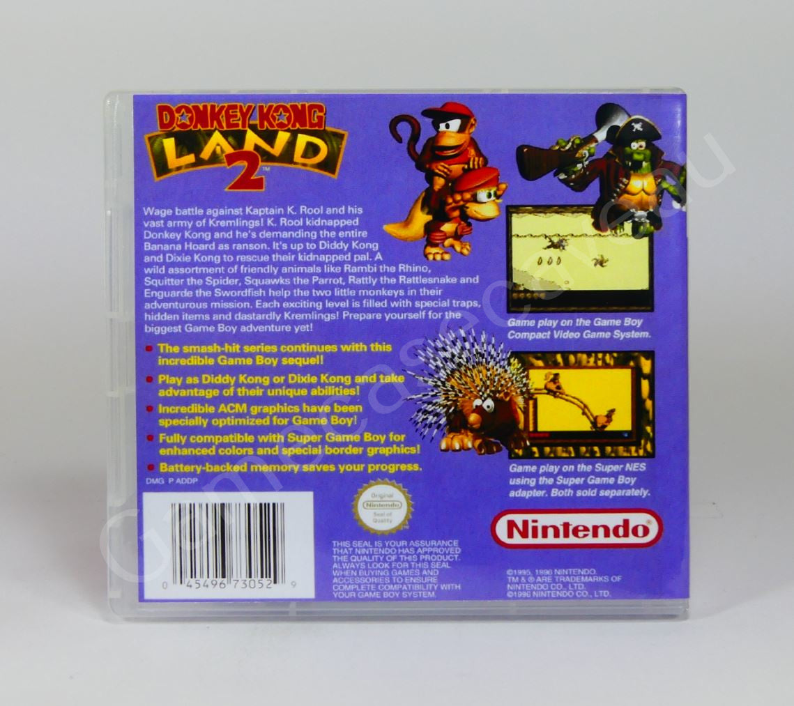 Donkey Kong Land 2 - GB Replacement Case