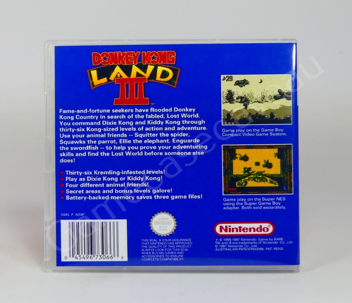 Donkey Kong Land III - GB Replacement Case