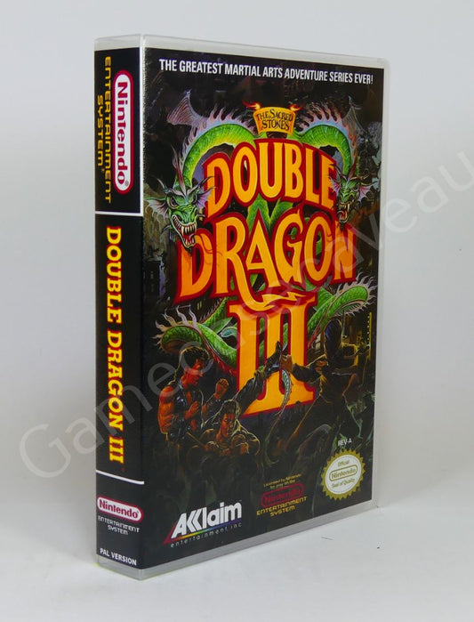 Double Dragon III - NES Replacement Case