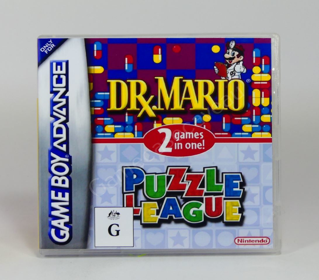 Dr. Mario & Puzzle League - GBA Replacement Case