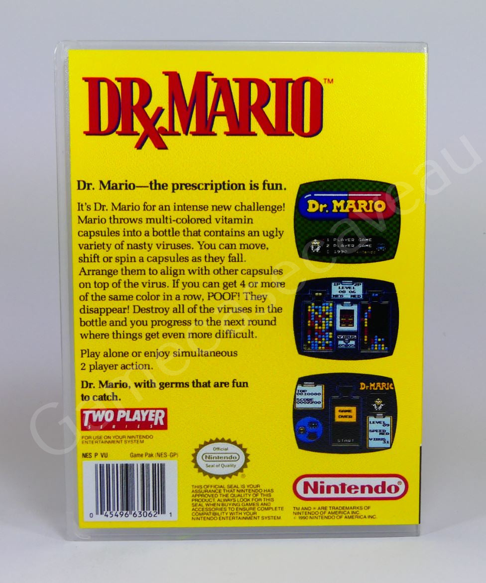 Dr Mario - NES Replacement Case
