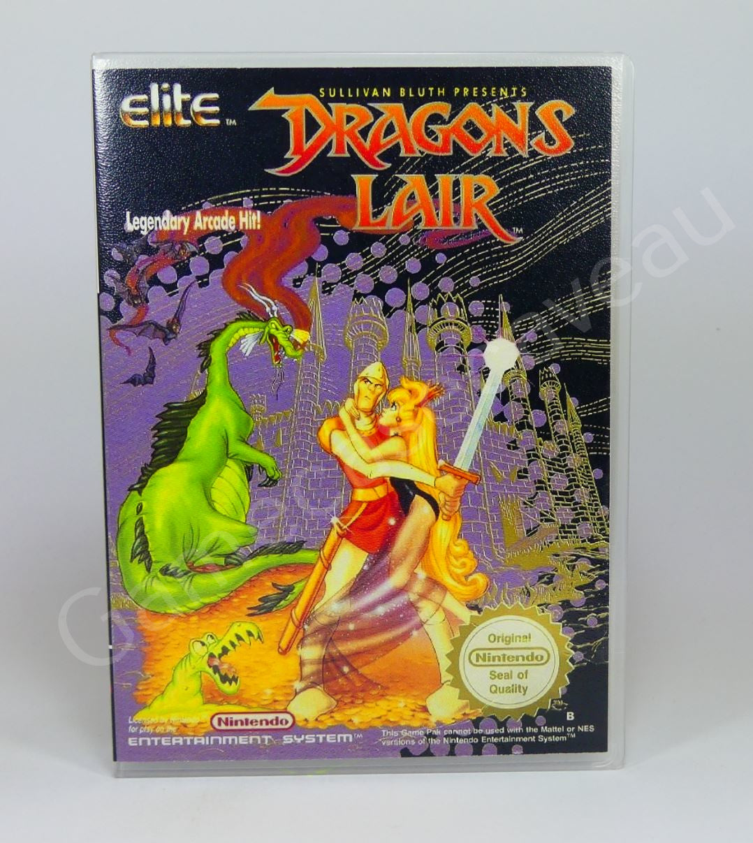 Dragon's Lair - NES Replacement Case
