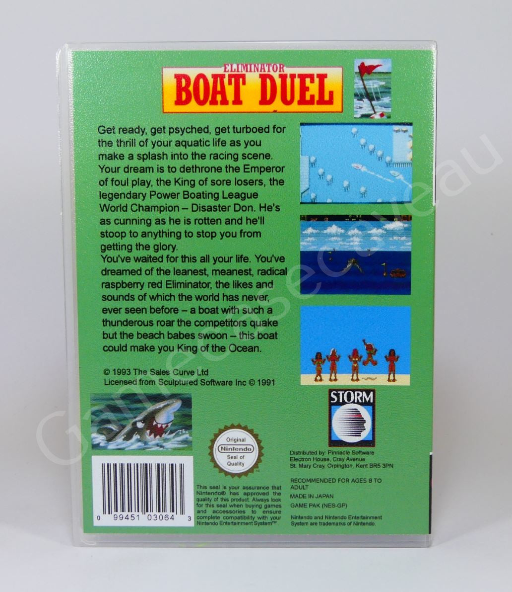 Eliminator Boat Duel - NES Replacement Case