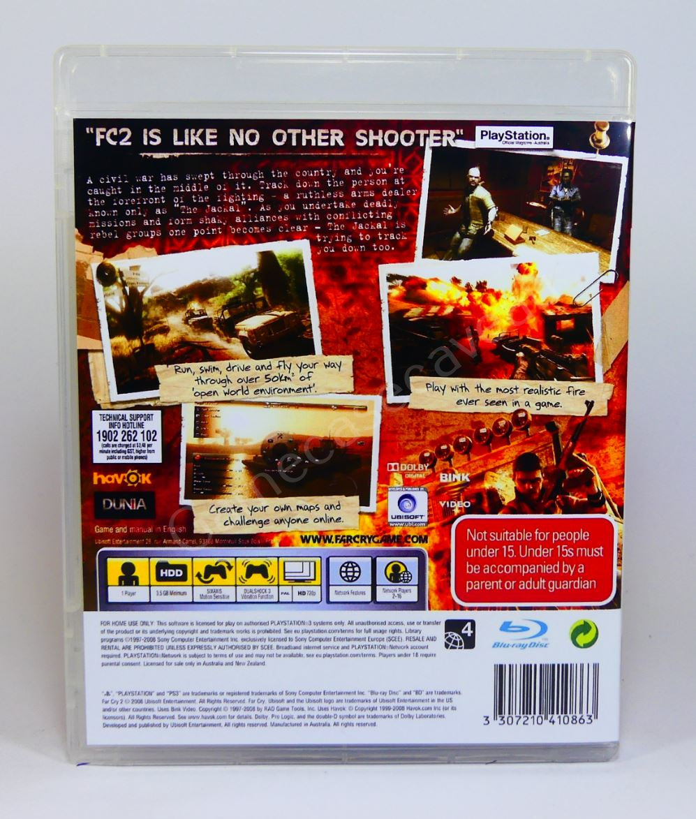 Far Cry 2 - PS3 Replacement Case