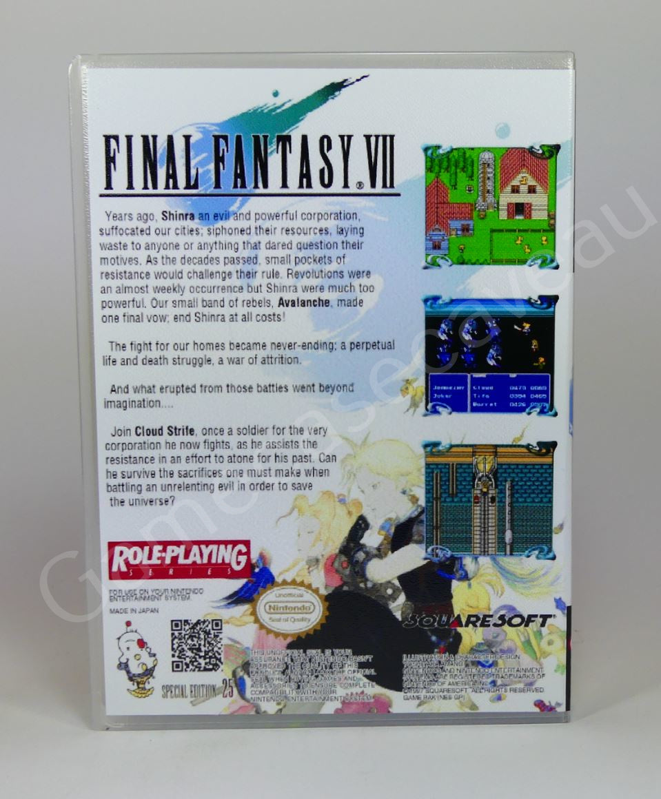 Final Fantasy VII - NES Replacement Case