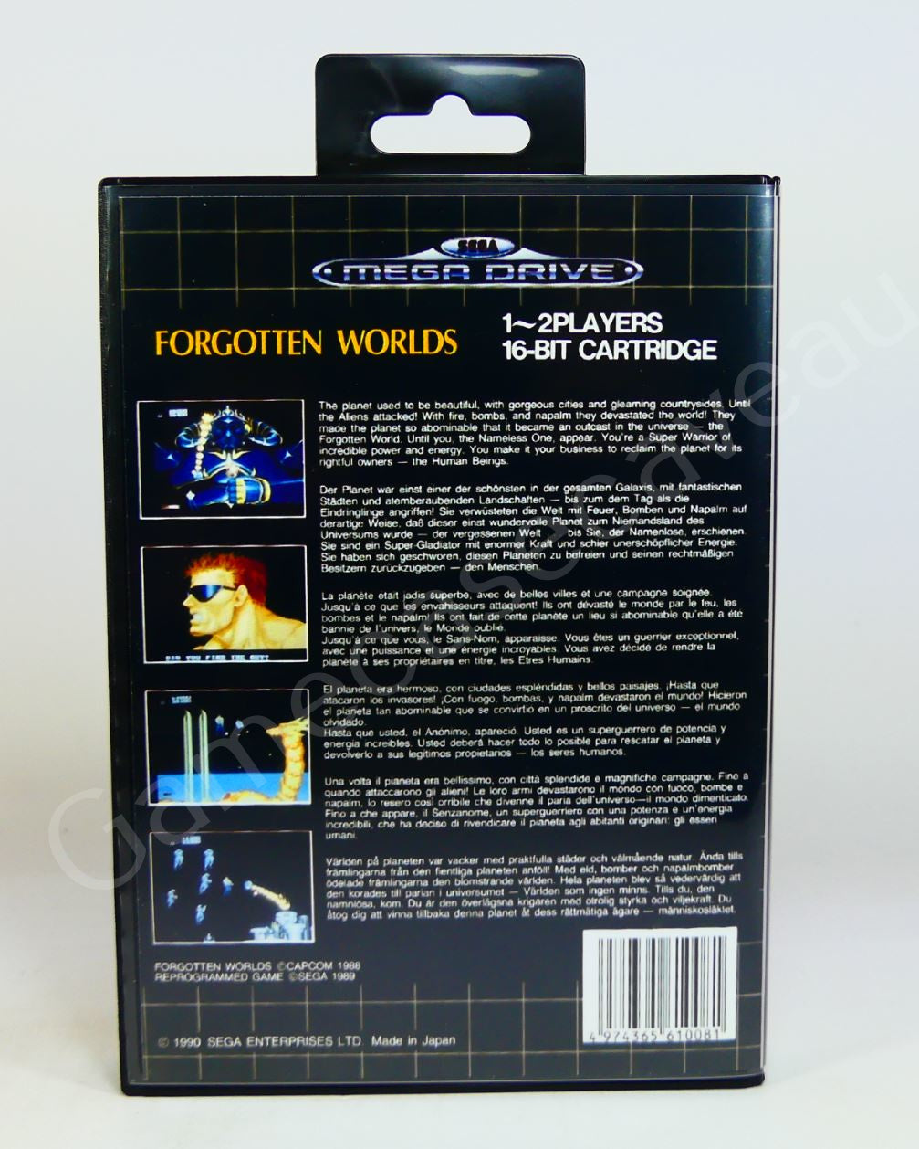 Forgotten Worlds - SMD Replacement Case