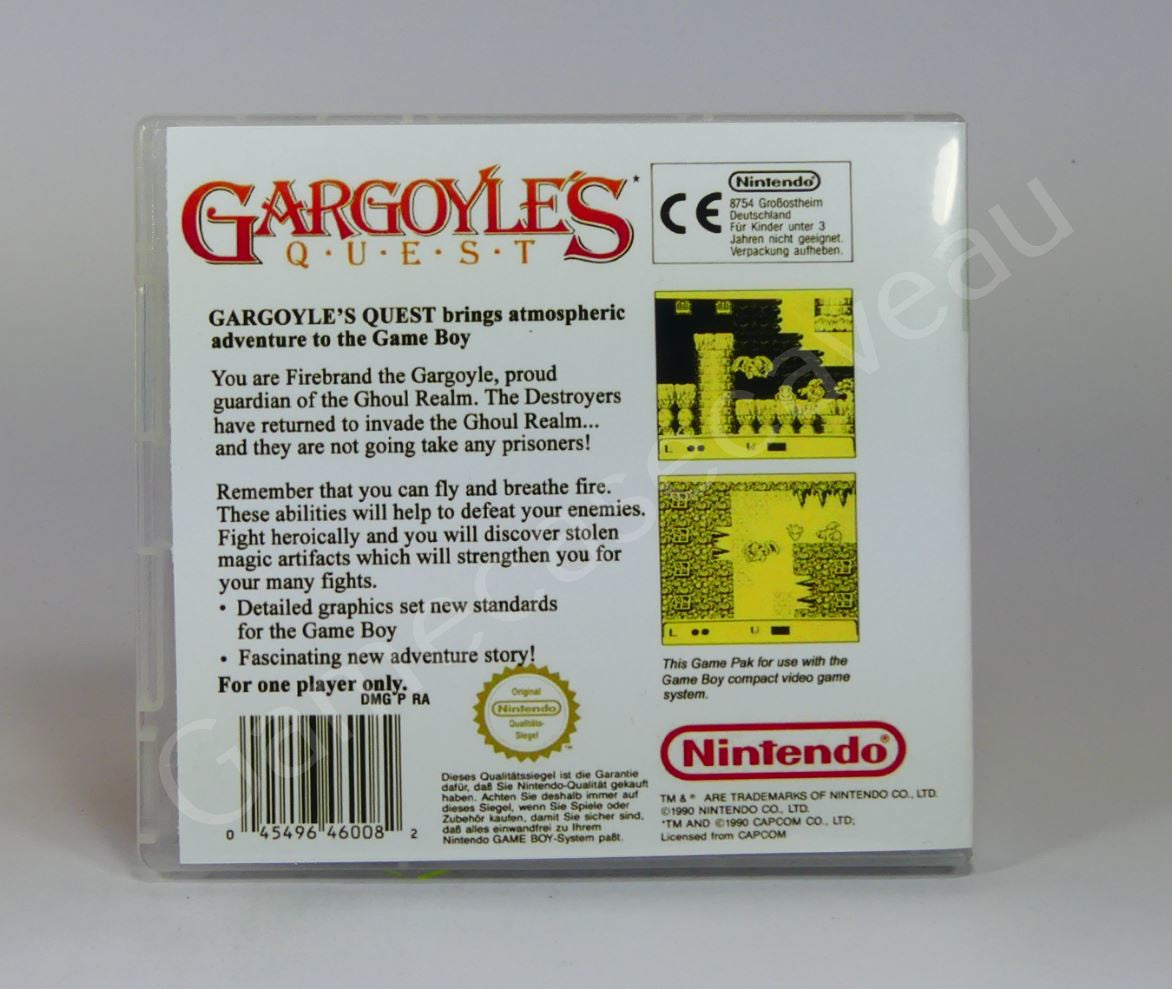 Gargoyle's Quest - GB Replacement Case