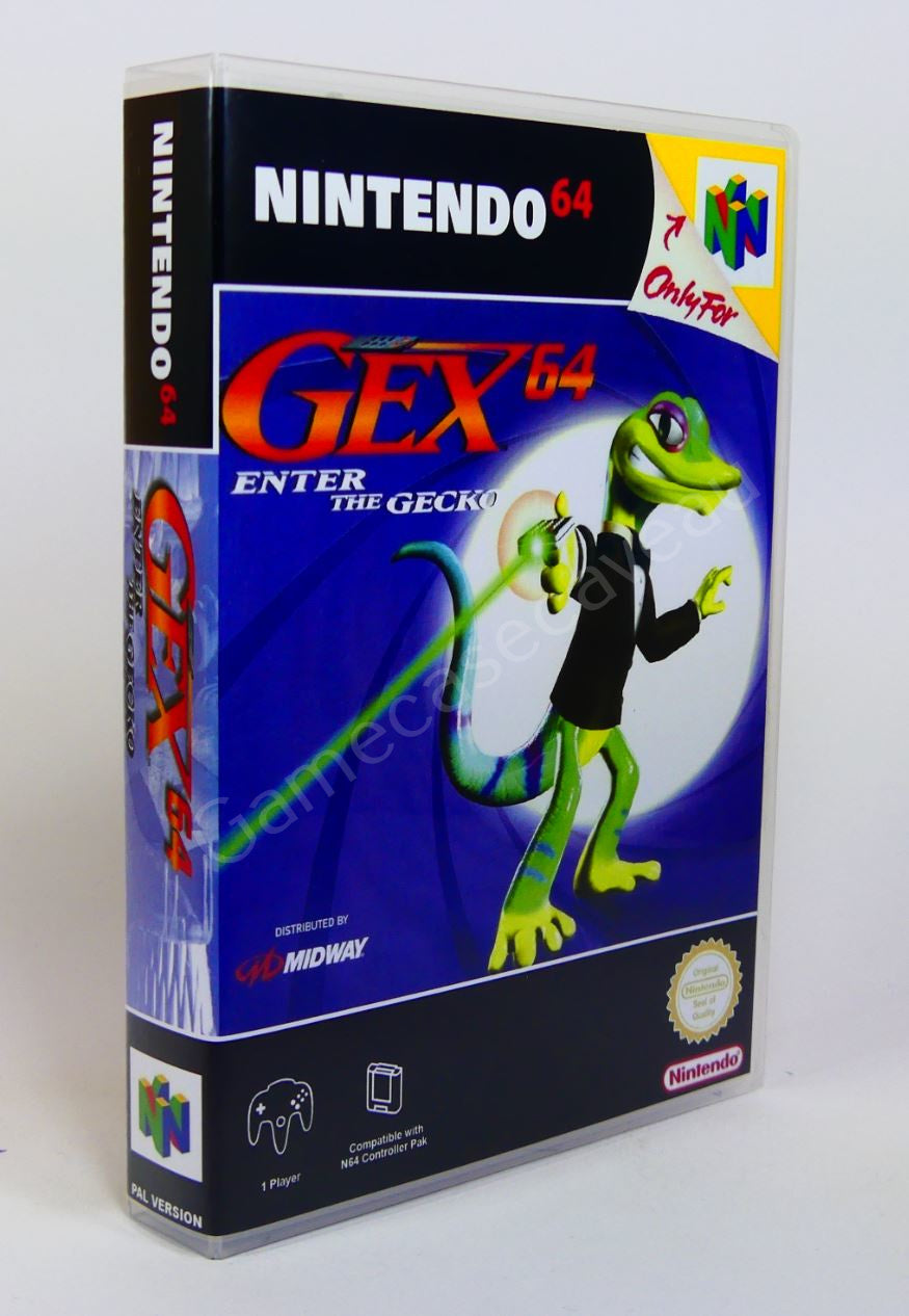 Gex 64 - N64 Replacement Case