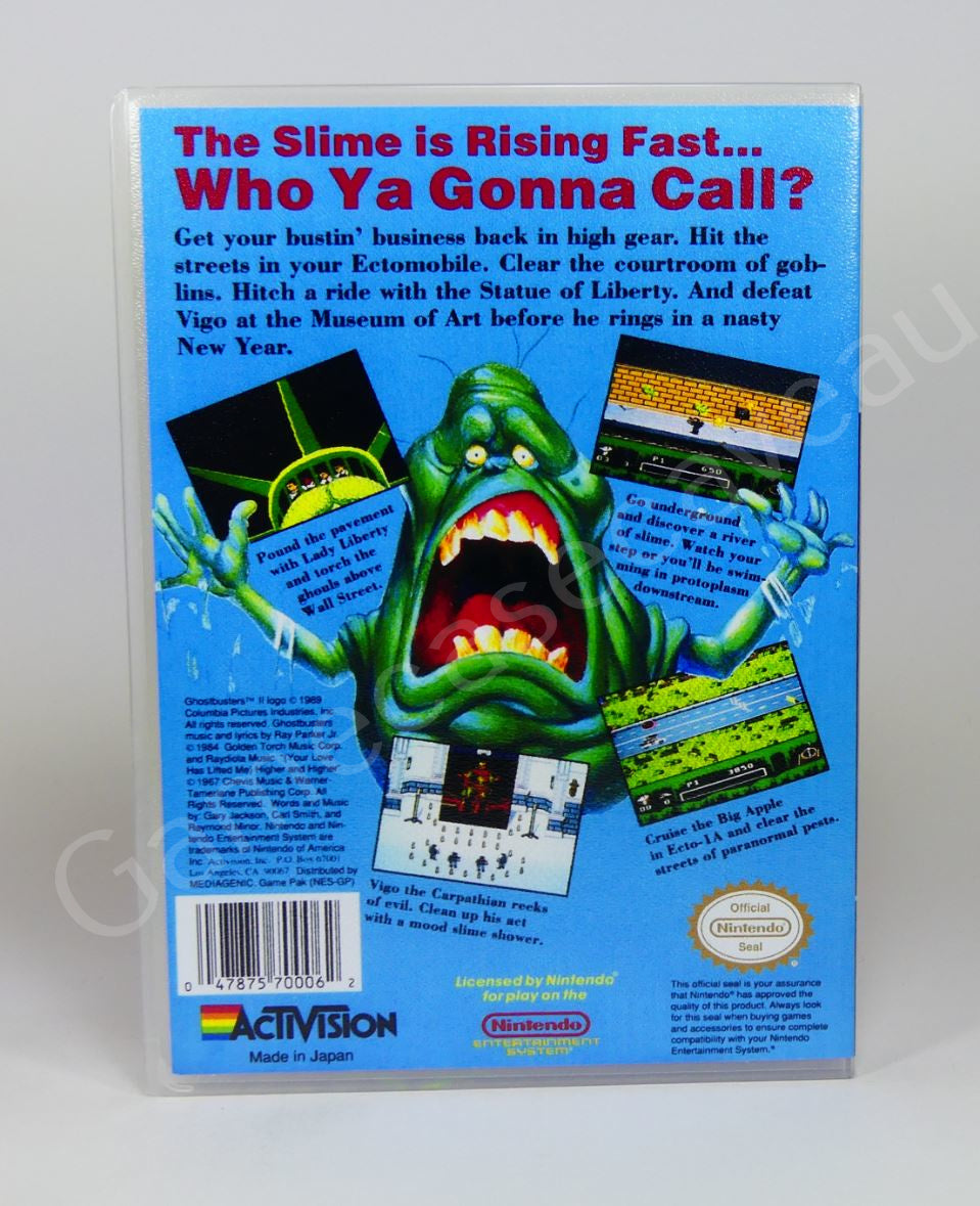 Ghostbusters II - NES Replacement Case