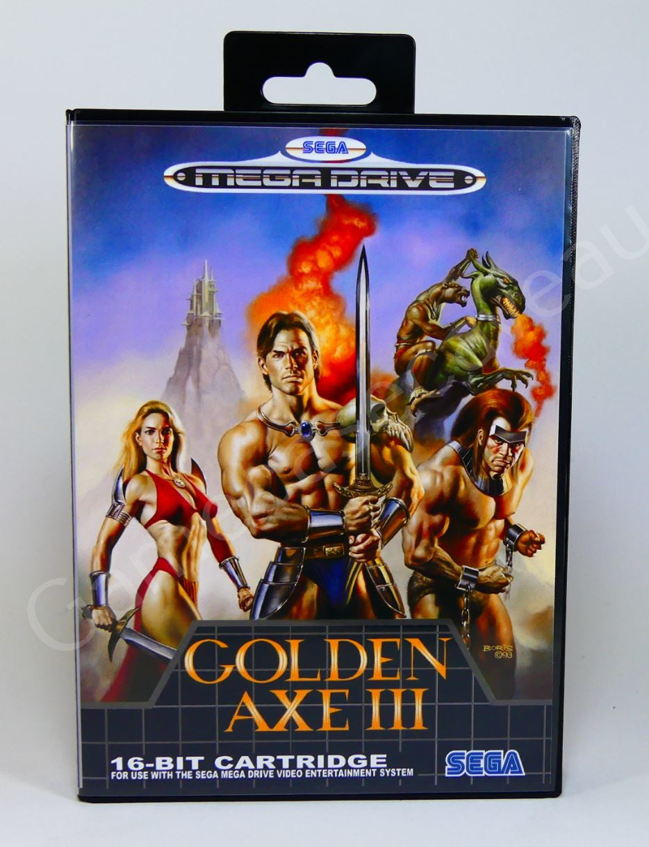 Golden Axe III - SMD Replacement Case