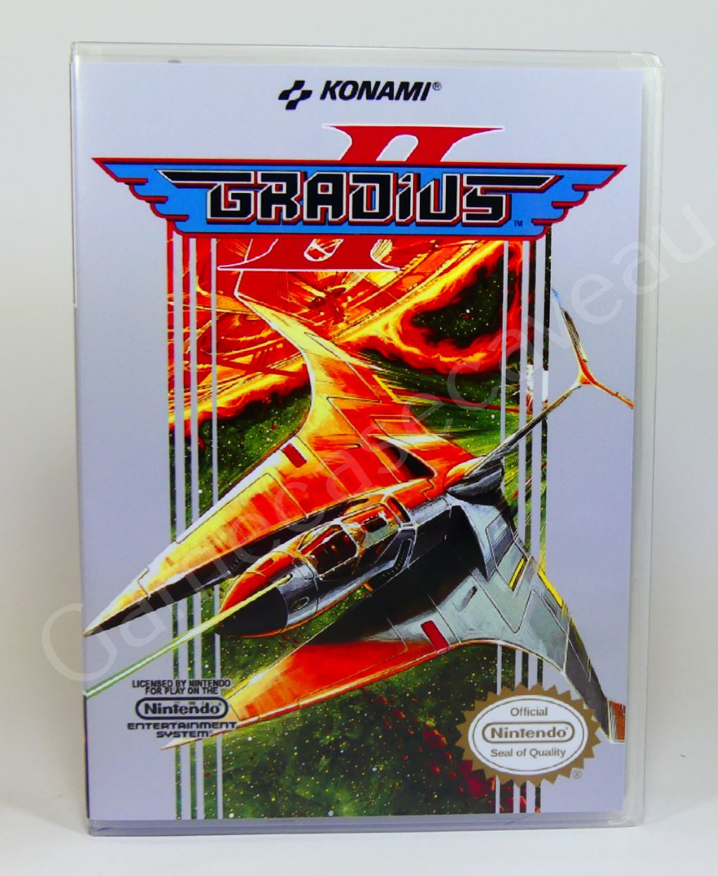 Gradius II - NES Replacement Case
