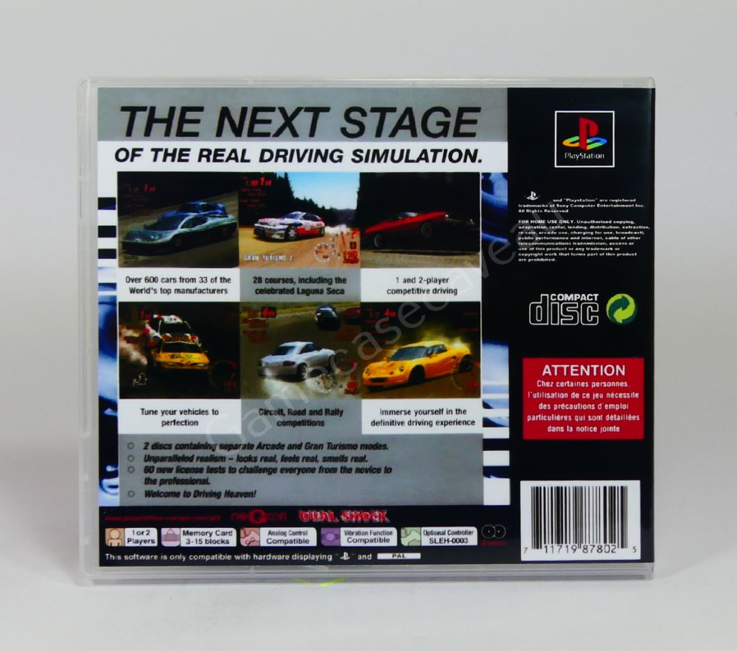 Gran Turismo 2 - PS1 Replacement Case