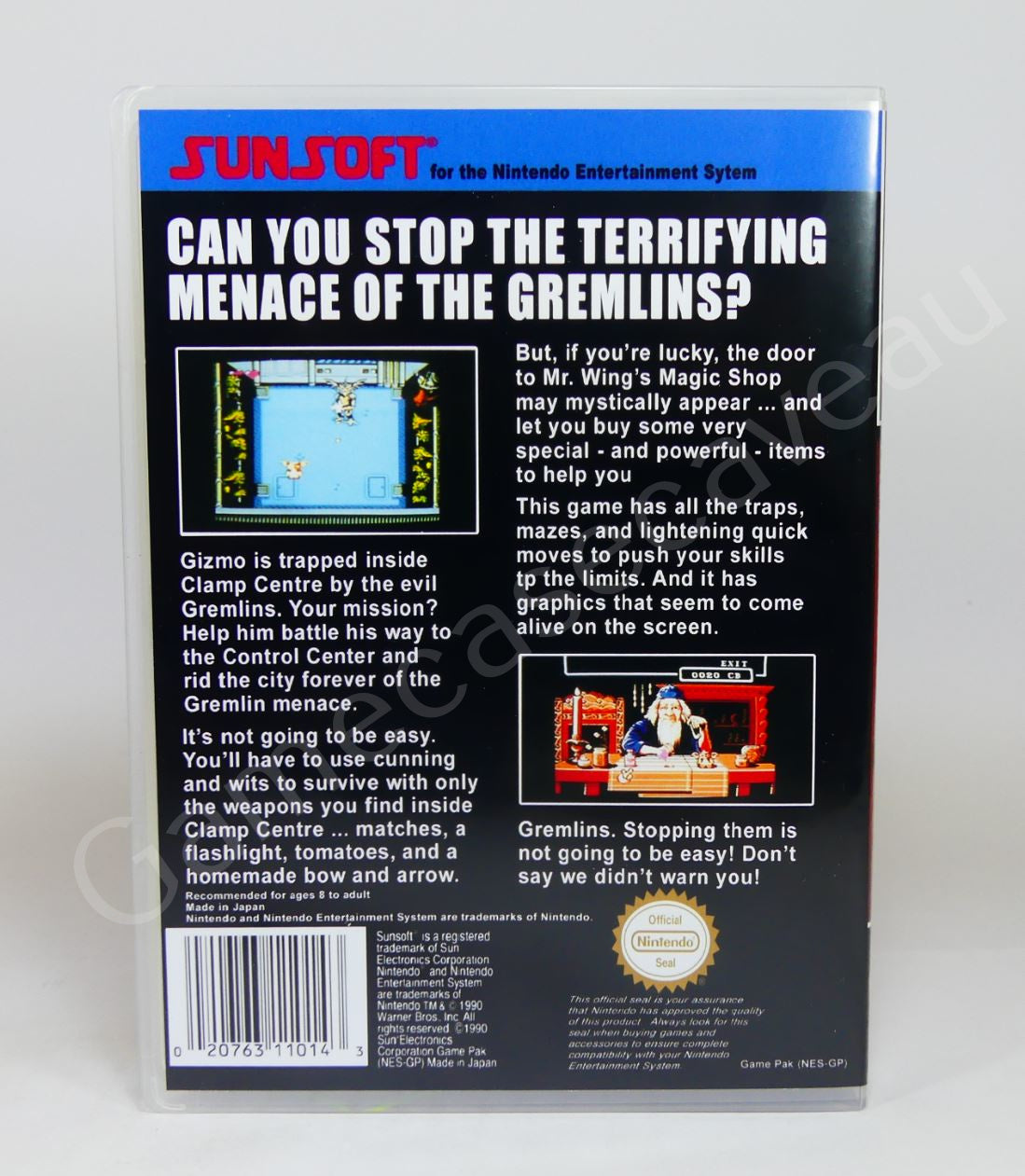 Gremlins 2 - NES Replacement Case