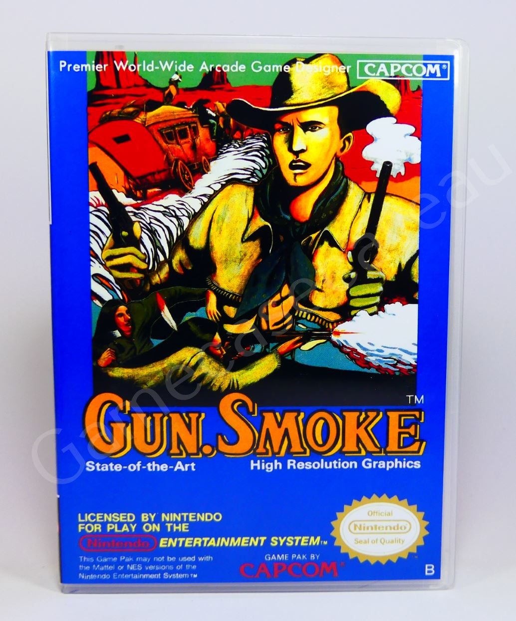 Gun Smoke - NES Replacement Case