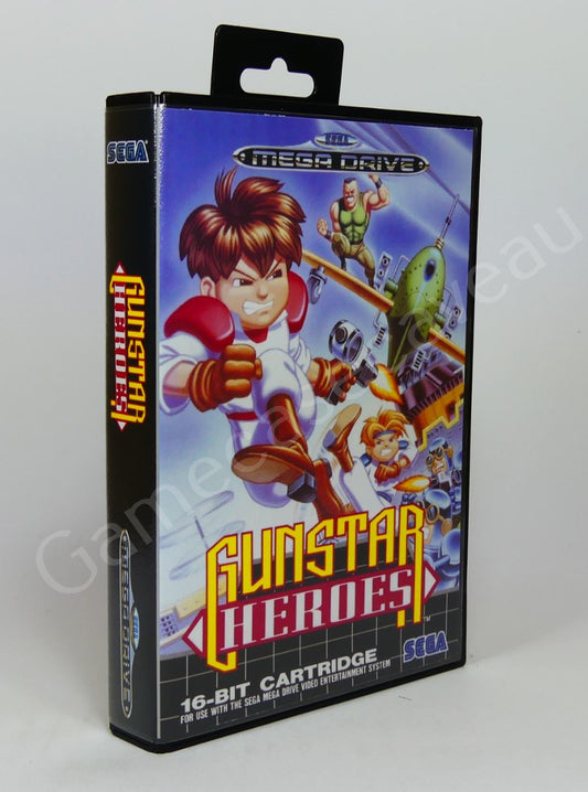 Gunstar Heroes - SMD Replacement Case