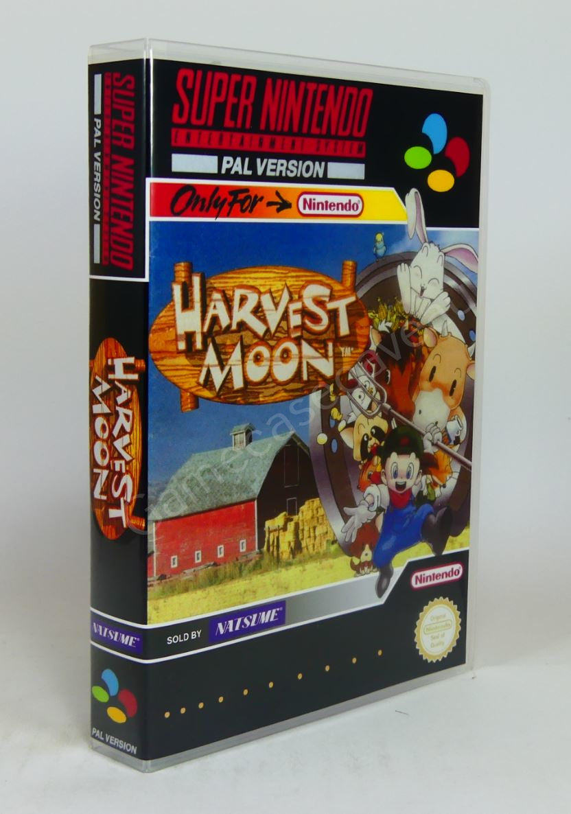 Harvest Moon - SNES Replacement Case
