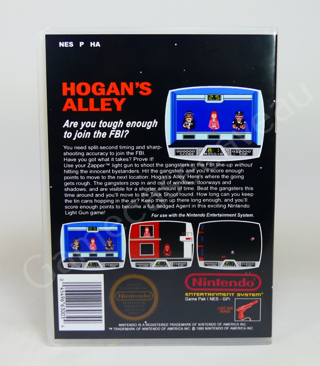 Hogan's Alley - NES Replacement Case