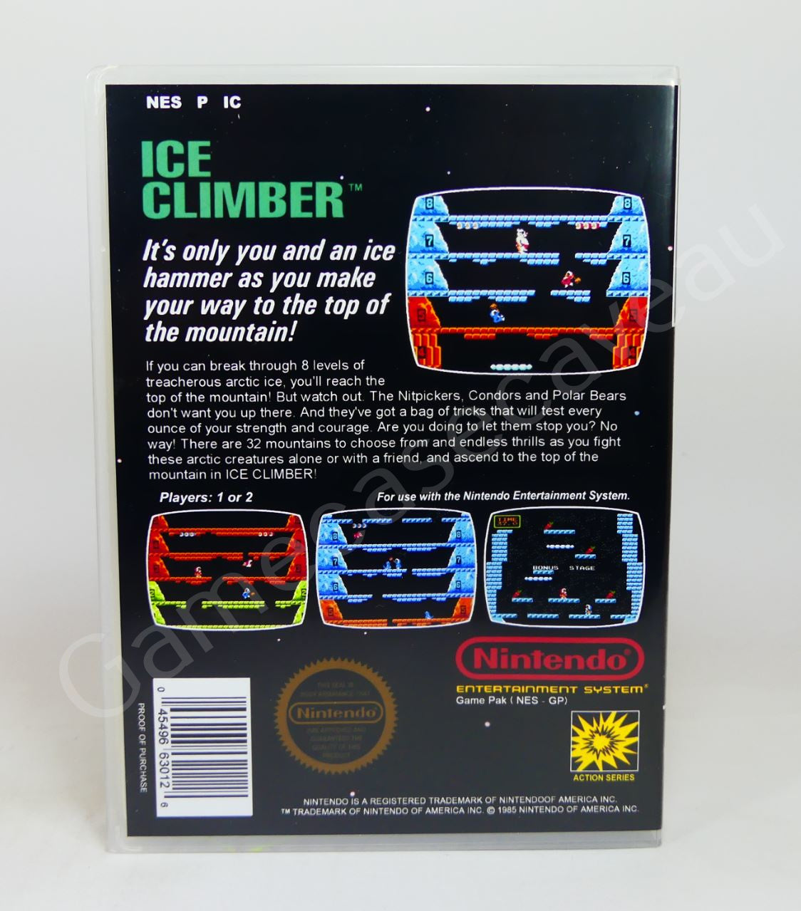 Ice Climber - NES Replacement Case