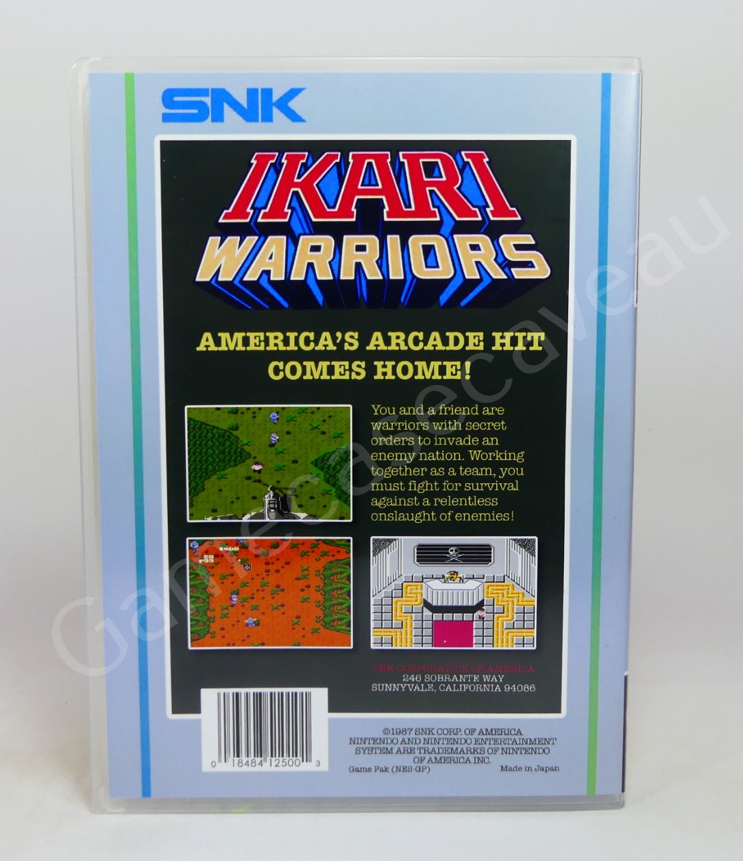 Ikari Warriors - NES Replacement Case
