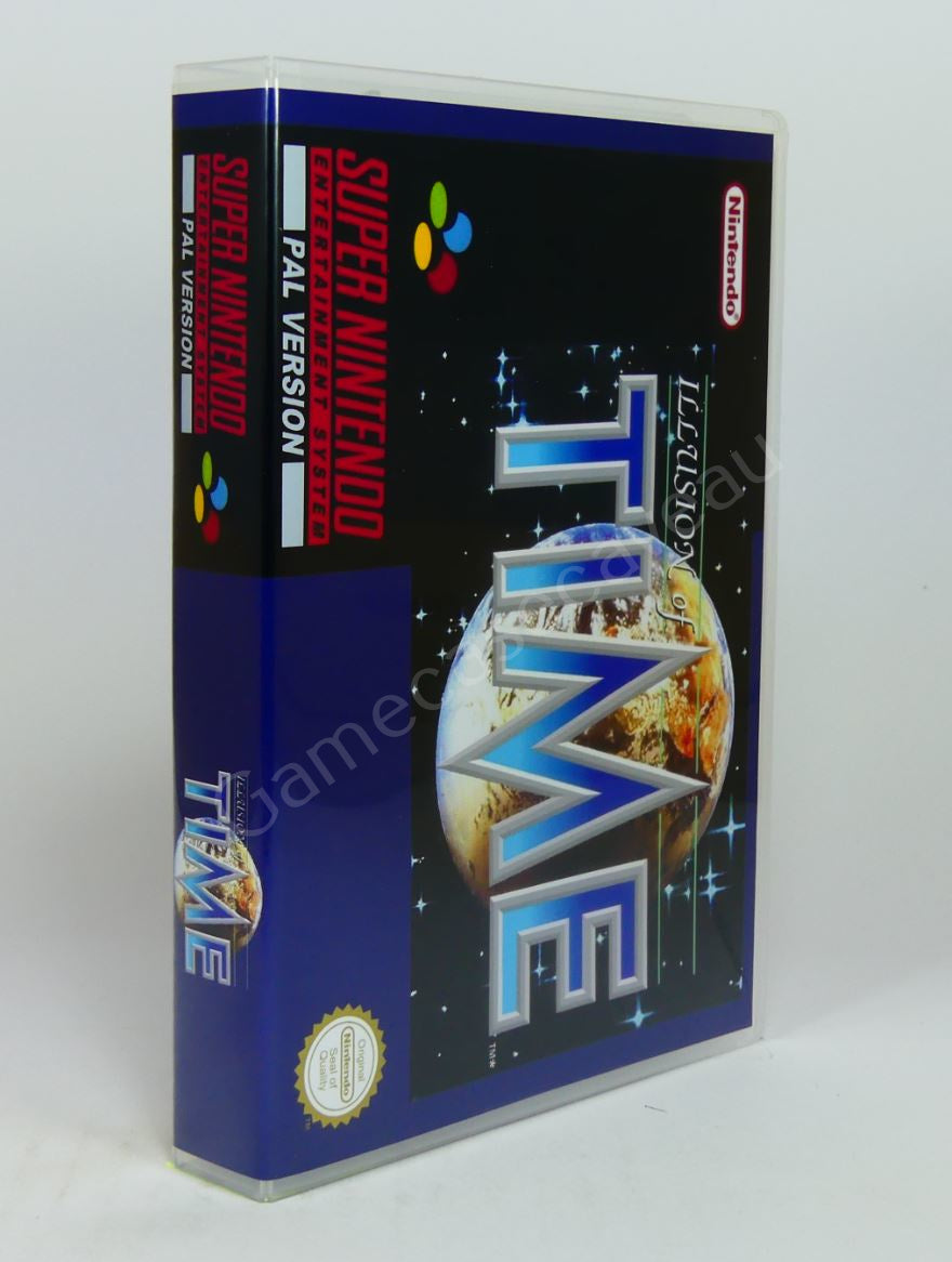 Illusion of Time - SNES Replacement Case