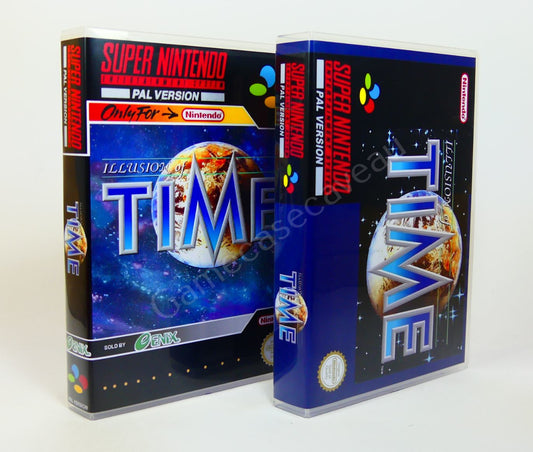 Illusion of Time - SNES Replacement Case