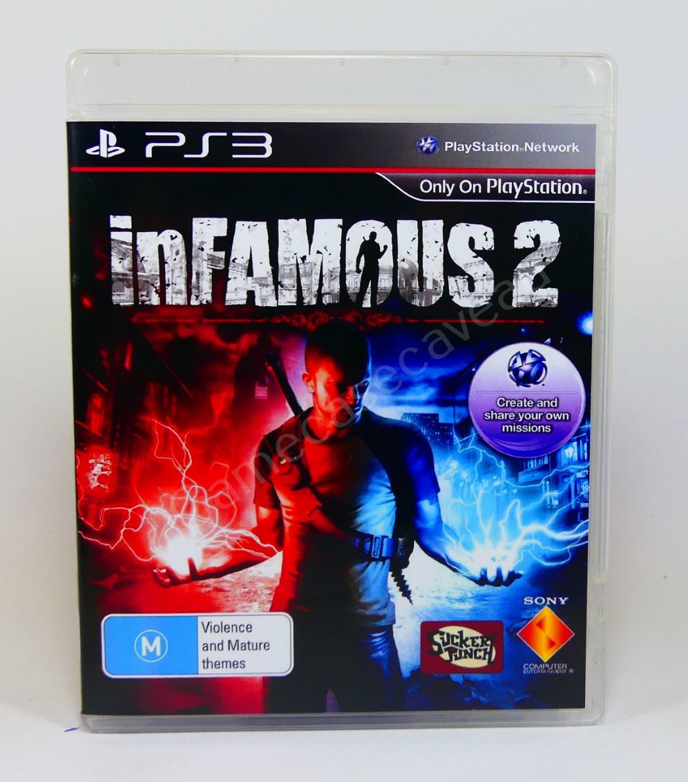 Infamous 2 - PS3 Replacement Case