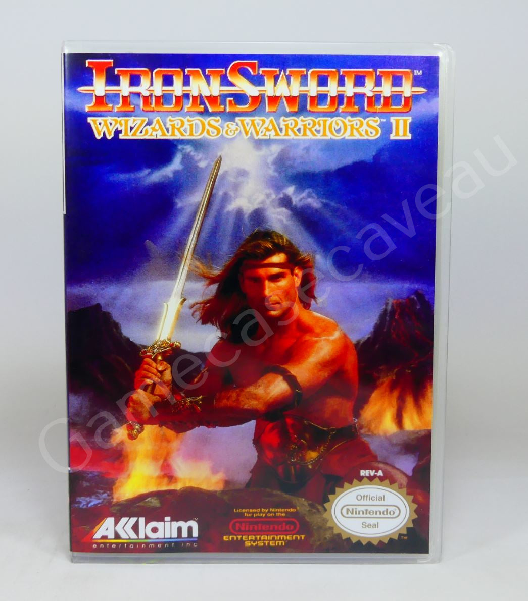 Ironsword Wizards & Warriors II - NES Replacement Case