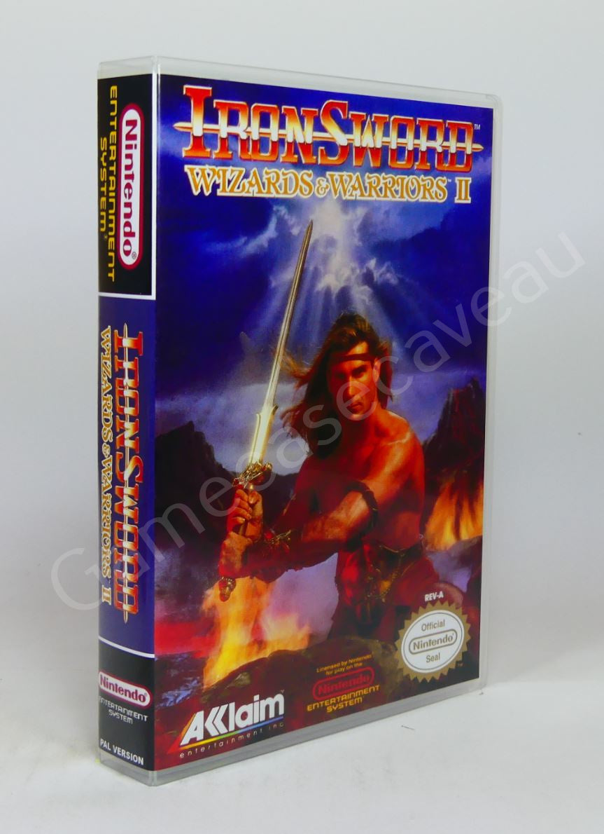 Ironsword Wizards & Warriors II - NES Replacement Case