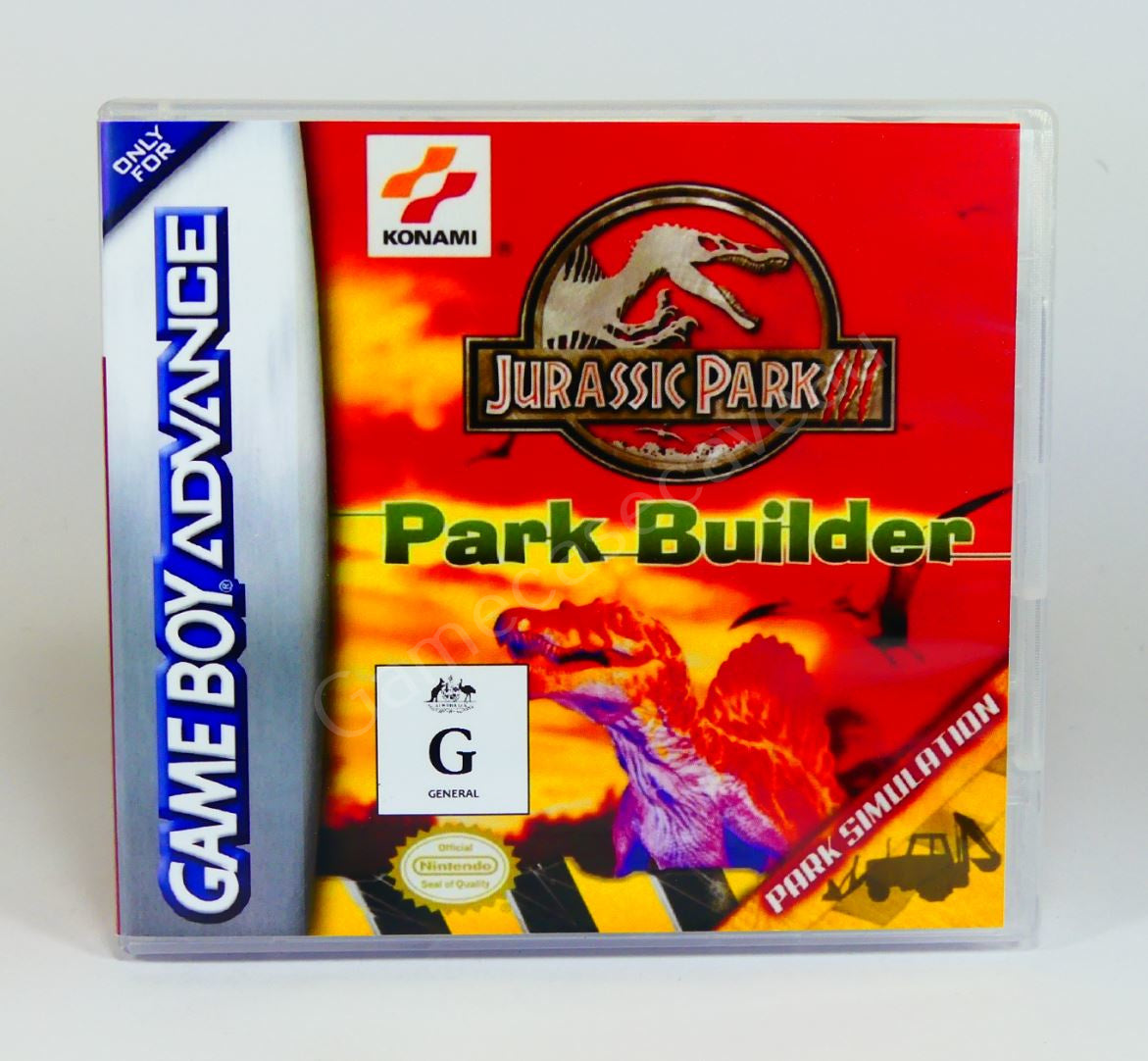 Jurassic Park III Park Builder - GBA Replacement Case