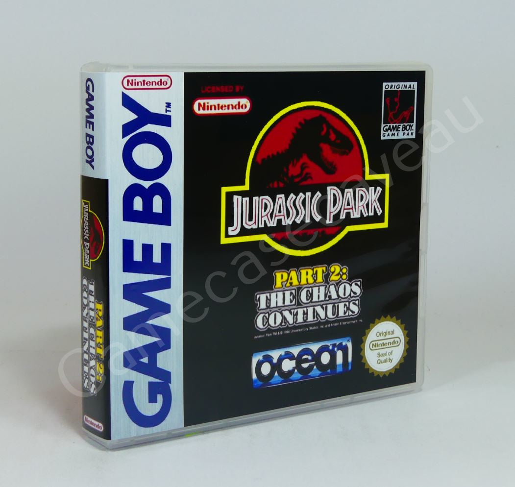 Jurassic Park Part 2 - GB Replacement Case – GameCaseCaveAU