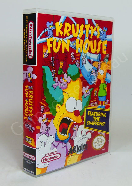 Krusty's Fun House - NES Replacement Case