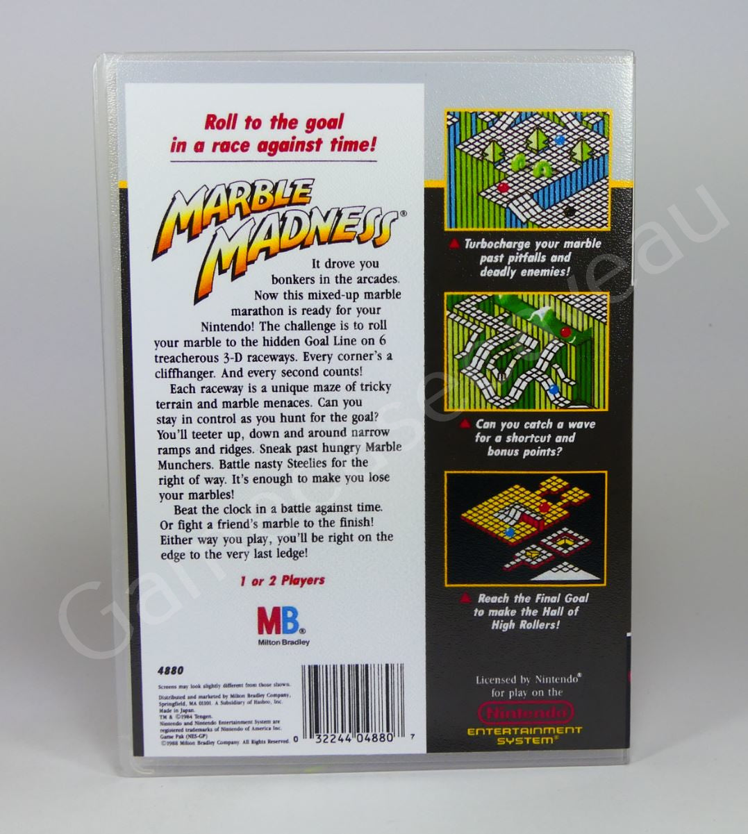 Marble Madness - NES Replacement Case