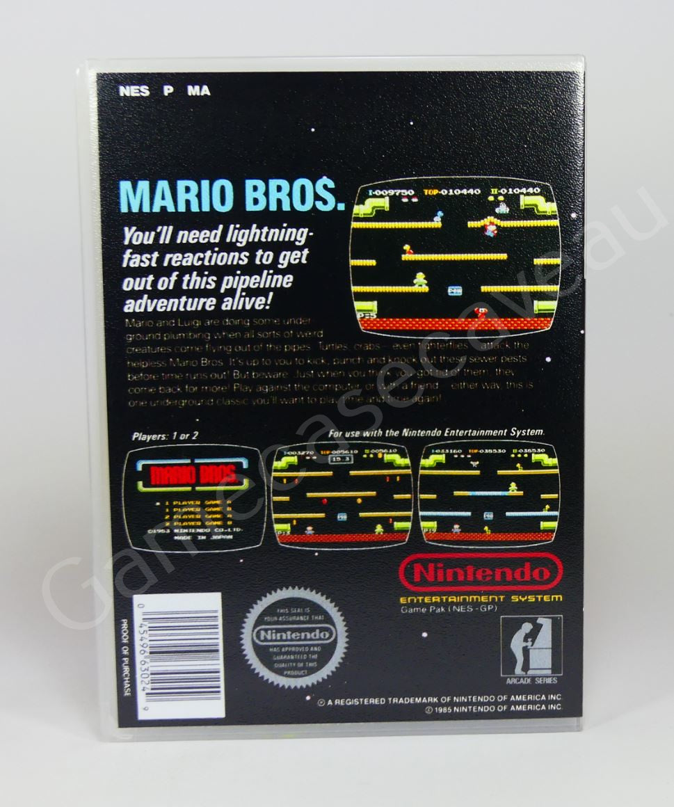 Mario Bros Classic - NES Replacement Case