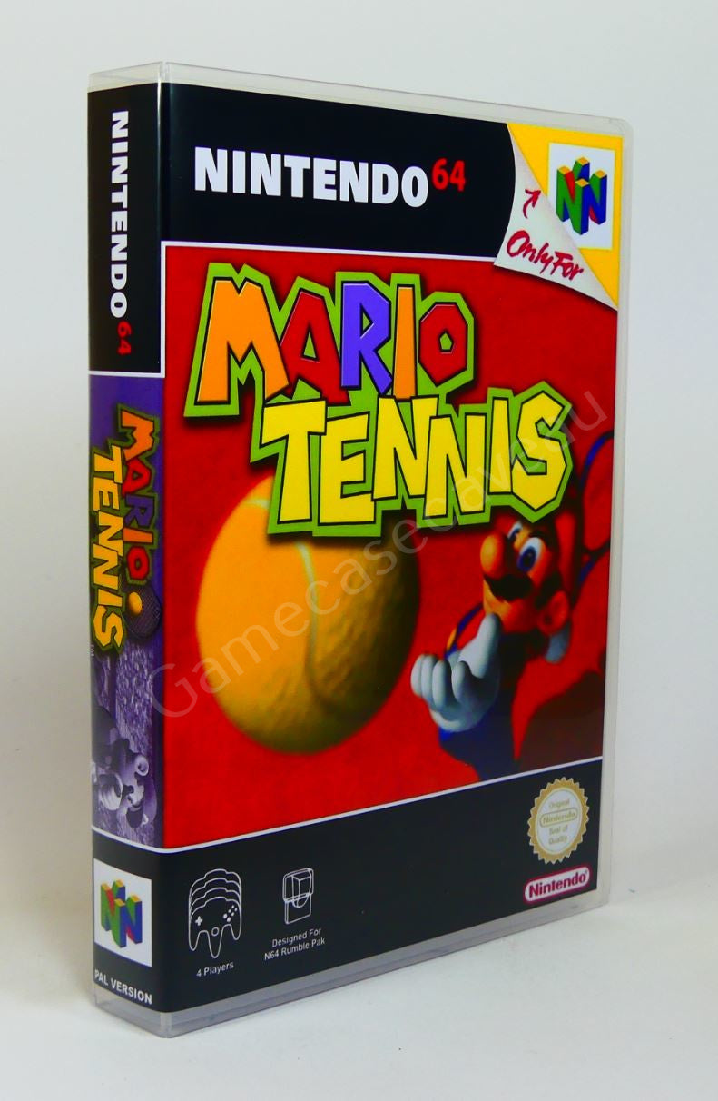 Mario Tennis - N64 Replacement Case