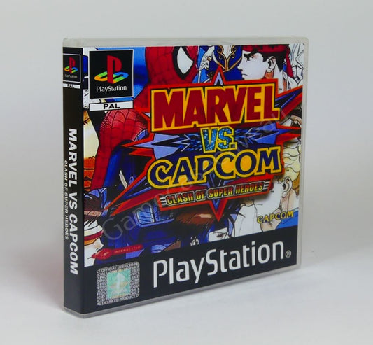 Marvel vs Capcom Clash of Super Heroes - PS1 Replacement Case