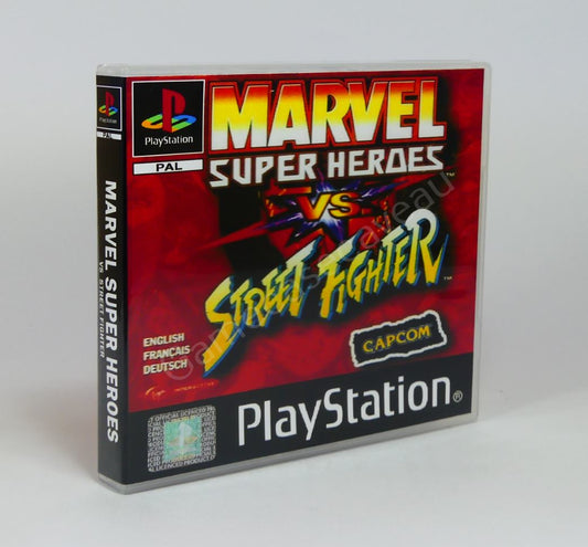 Marvel Super Heroes vs Street Fighter - PS1 Replacement Case